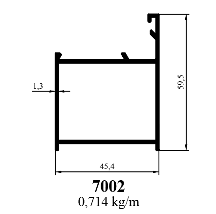 Aldoks Profilleri 7002